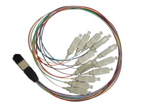 12F MTP / MPO-SC Cáp vá quạt ra 0,9mm đa chế độ