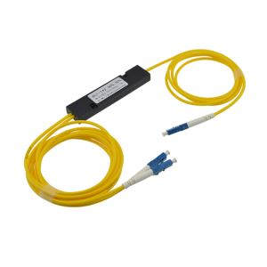 1x2 singlemode cửa sổ kép FBT khớp nối với đầu nối LC\/UPC 3. 0 mm mô -đun ABS